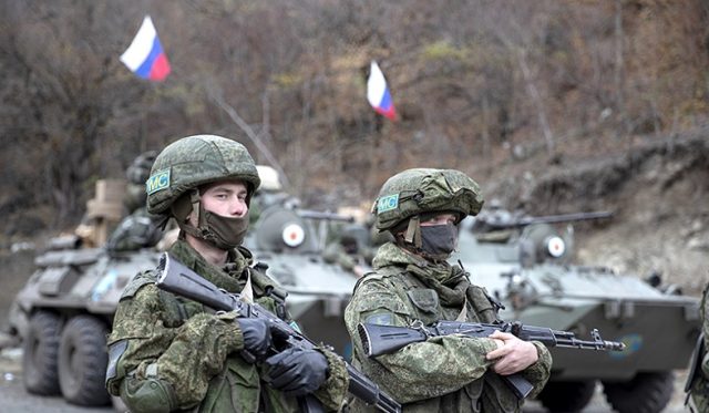 Russian peacekeepers in Nagorno-Karabakh